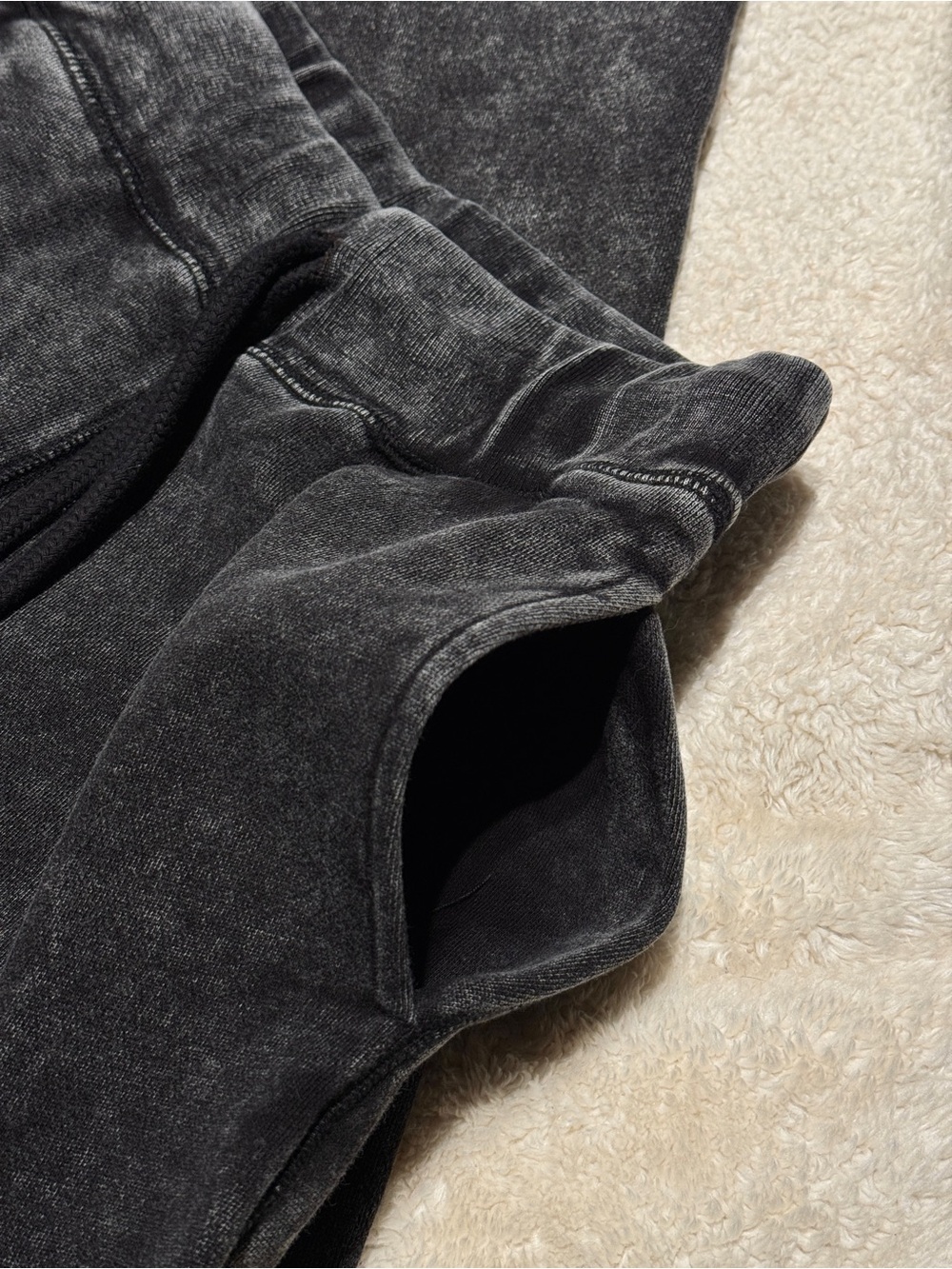 R13 Washed Black Drawstring sweatpants - Picture 8 of 12